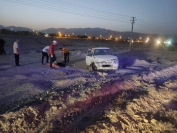 ۸ مصدوم در برخورد سه خودروی سواری در جاده سرو ارومیه