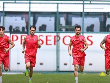 فشار سنگین در تمرین نوبت صبح امروز پرسپولیس