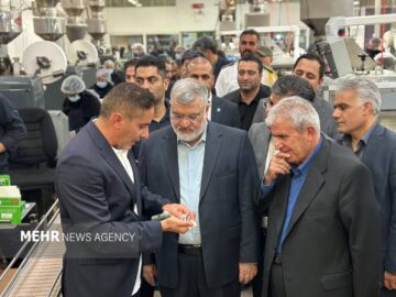 بازدید استاندار تهران از شرکت گلستان