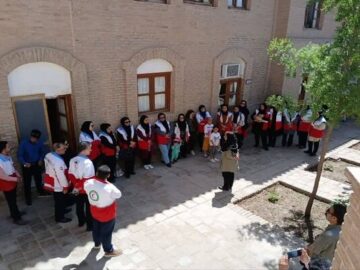 بهره مندی ۲۰۳ هزار نفر از طرح‌های جوانان جمعیت هلال احمر خراسان جنوبی