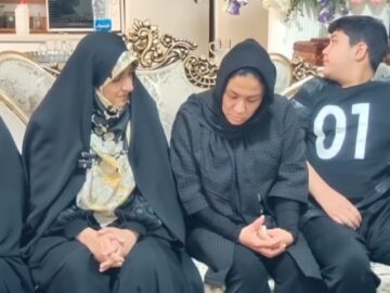 دیدار معاون رئیس‌جمهور با خانواده شهدا
