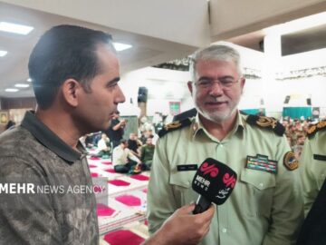 فرمانده انتظامی غرب استان تهران: ۱۸ شهید امنیت با عزت تشییع شدند