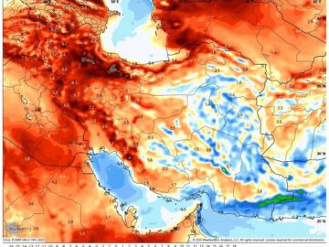 بارش‌های تابستانی متوقف می‌شود؛ گردوخاک و وزش باد شدید در ۱۵ استان