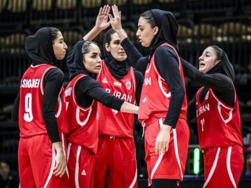 تیم ملی بسکتبال زنان به مرحله نیمه‌نهایی دیویژن B آسیا صعود کرد