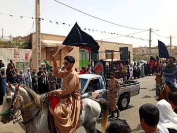 برگزاری مراسم بزرگداشت نخستین قیام به خونخواهی امام حسین(ع) در زهک
