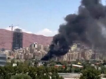 آتش‌سوزی دستگاه رنجر در باغلارباغی تبریز تلفات جانی نداشت