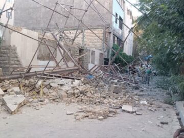 انفجار منزل مسکونی در حال تخریب در مشهد