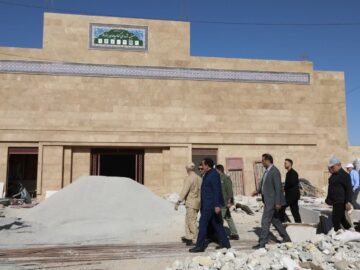 معاون وزیر کشور از زیرساخت های اربعین در مهران بازدید کرد