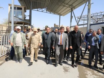 روسای ستاد اربعین ایران و عراق در مرز مهران باهم دیدار کردند
