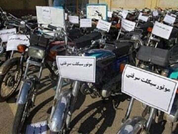 دستگیری سارقان موتورسیکلت در بازار تهران