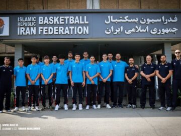 اعزام پسران زیر ۱۶ سال بسکتبال به اردن