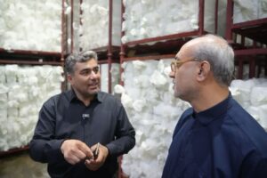 بازدید استاندار کرمانشاه از سردخانه بزرگ قصرشیرین