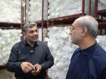 بازدید استاندار کرمانشاه از سردخانه بزرگ قصرشیرین