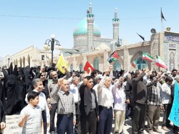 راهپیمایی جمعه‌های «خشم و نصر» در کاشمر 
