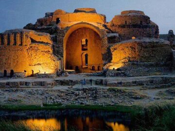 کاخ اردشیر بابکان مرمت می‌شود