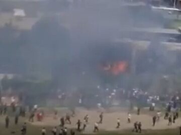 سقوط جت آموزشی در بنگلادش با ۱۹ کشته و ۱۰۰ زخمی+ فیلم