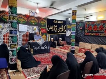 نشست «حسینیه مقاومت» در برازجان برگزار شد