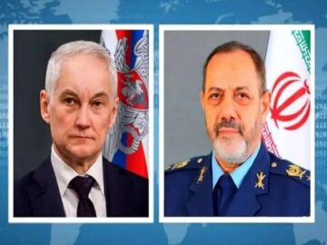 وزیران دفاع ایران و روسیه در مسکو ملاقات کردند