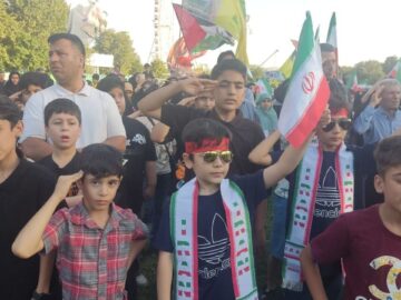 اجتماع بزرگ کودکان و نوجوانان مشهدی در روز شهادت امام سجاد(ع)