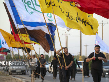 کاروان پیاده روی انصارالحسین وارد خاک عراق شد