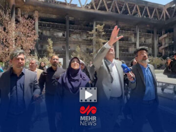 بازدید سخنگوی دولت از ساختمان شیشه‌ای رسانه ملی
