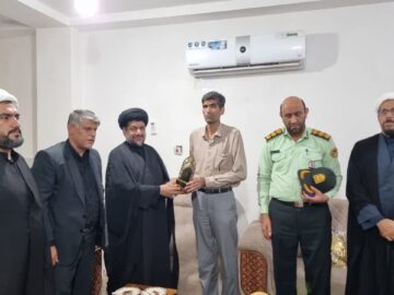 تقدیر از  عضو فعال ستاد نماز جمعه گناوه