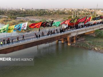 آبادان میزبان کاروان اربعین عشاق الحسین(ع) رامشیر