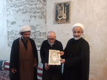 دیدار امام جمعه دشتستان با خادم پیشکسوت نماز جمعه