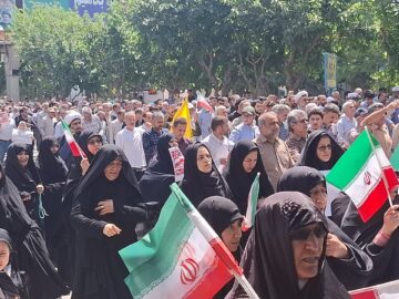 راهپیمایی «جمعه خشم و نصر» در بجنورد