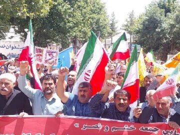 راهپیمایی «جمعه خشم و نصر» در گرگان