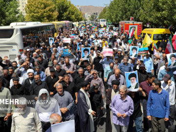 راهپیمایی «جمعه خشم و نصر» در زنجان