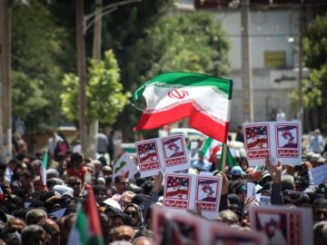 فریاد حمایت از غزه و انزجار از صهیونیسم در کرمانشاه طنین‌انداز شد