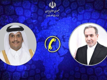 تاکید ایران و قطر بر امدادرسانی فوی به مردم بی‌دفاع غزه