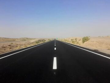 ۷۵ کیلومتر خط‌کشی در محورهای شهرستان فلارد انجام شد