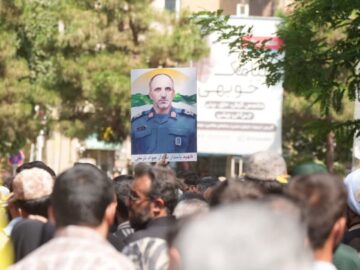 پیکر سردار شهید نارنجی در ارومیه تشییع شد