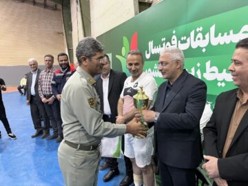 پایان رقابت‌های فوتسال جام شهدای محیط زیست در شهرستان خواف