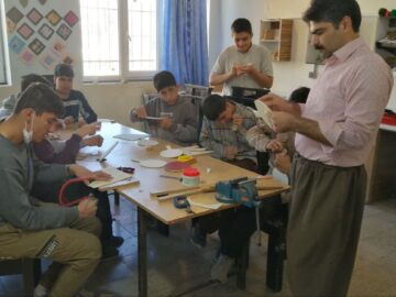 مسابقات هنرهای تجسمی دانش‌آموزان با نیازهای ویژه کردستان برگزار می‌شود