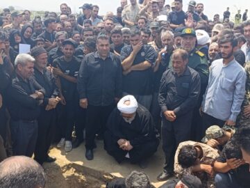 پیکر مطهر شهید«میثم کبیری» در زادگاهش به خاک سپرده شد