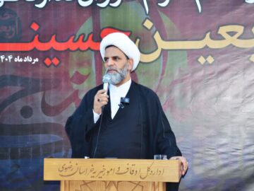 موکب امام رضا(ع) به زائران در کربلا خدمت رسانی می‌کند
