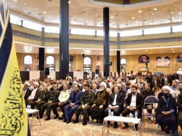 برگزاری مراسم چهلم شهدای اقتدار ایران در ایلام