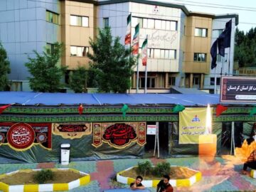 برپایی موکب پیامبر اعظم (ص) کردستان برای خدمت‌رسانی به زائران اربعین