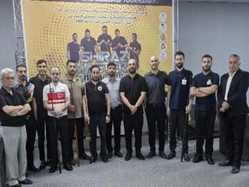 آغاز اولین دوره مسابقات مسترز پاکت بیلیارد کشوری در شیراز