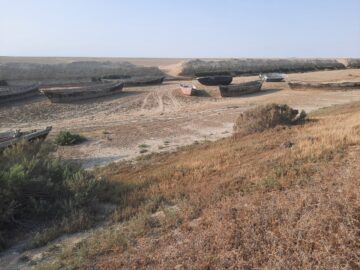 خلیج گرگان در خطر بی آبی تهدیدی برای اشتغال ماهیگیران بندرترکمن