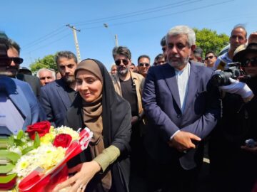 وزیر راه و شهرسازی وارد جیرفت شد