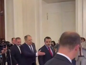 دیدار «لاوروف» با وزیر خارجه رژیم جولانی+ فیلم