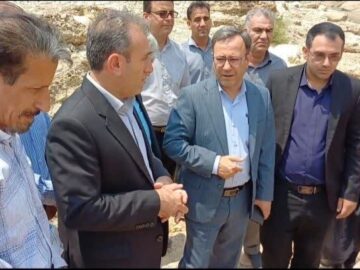 تنش آبی در باغات معمولان
