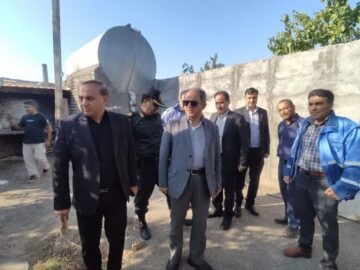 کشف و قطع بزرگ‌ترین انشعاب غیرمجاز آب در شهرستان طرقبه‌شاندیز