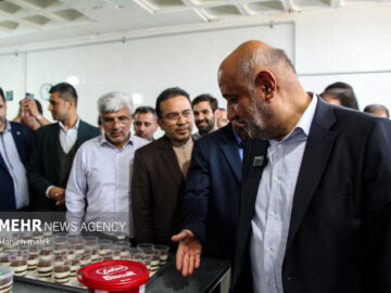الگوی موفق کارآفرینی زنان در گنبد؛ بازدیدوزیر از یک کارگاه شیرینی‌ پزی