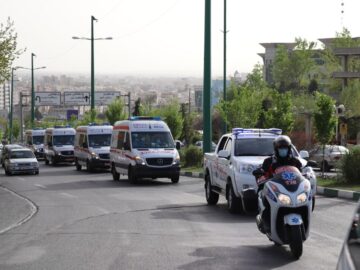 اعزام کاروان بهداشت و درمان اورژانس ۱۱۵ البرز به مرز شلمچه