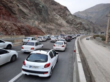 تردد روان در راه‌های مازندران؛ کندوان بعدازظهر یکطرفه می‌شود
